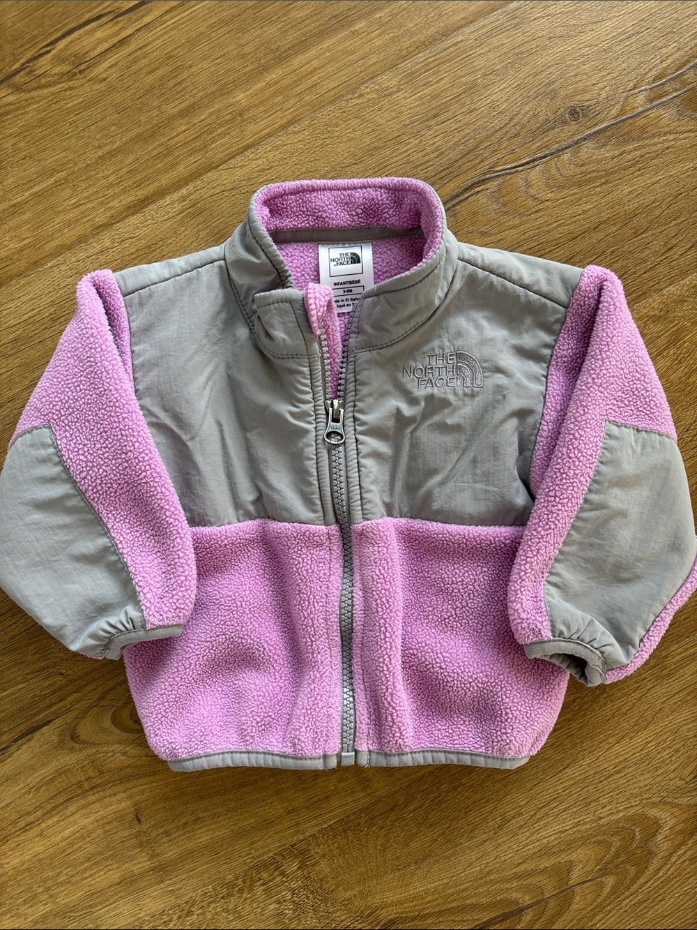 The North Face Pink Baby Fleece Jacket 3-6 Months